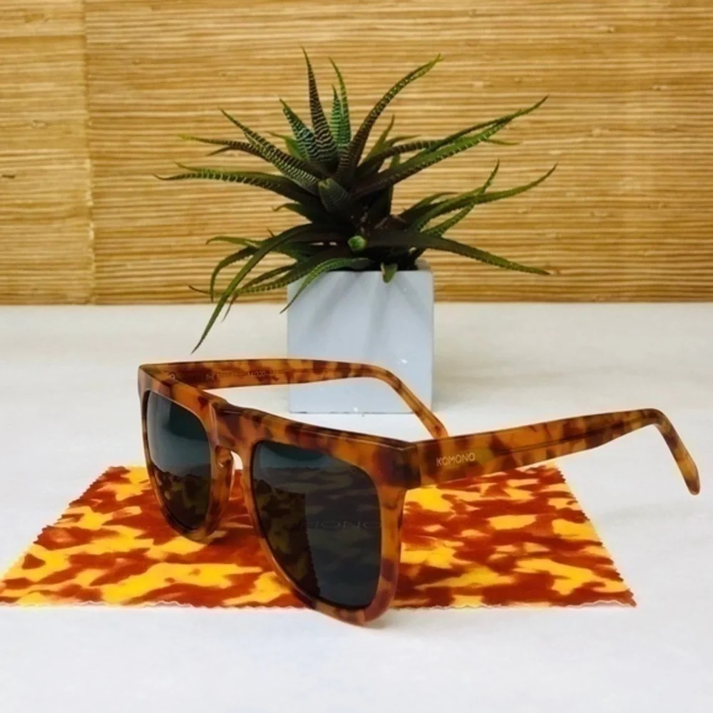 KOMONO Bennet Caramel Demi Sunglasses (NEW) tortoise brown carmel